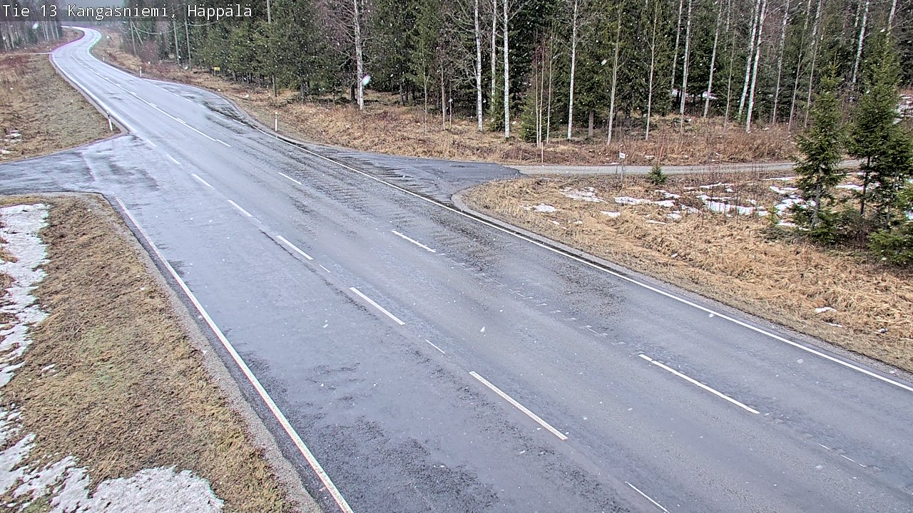 Weather Camera Image Road 13 Kangasniemi, Häppälä, Kangasniemi, Etelä-Savo