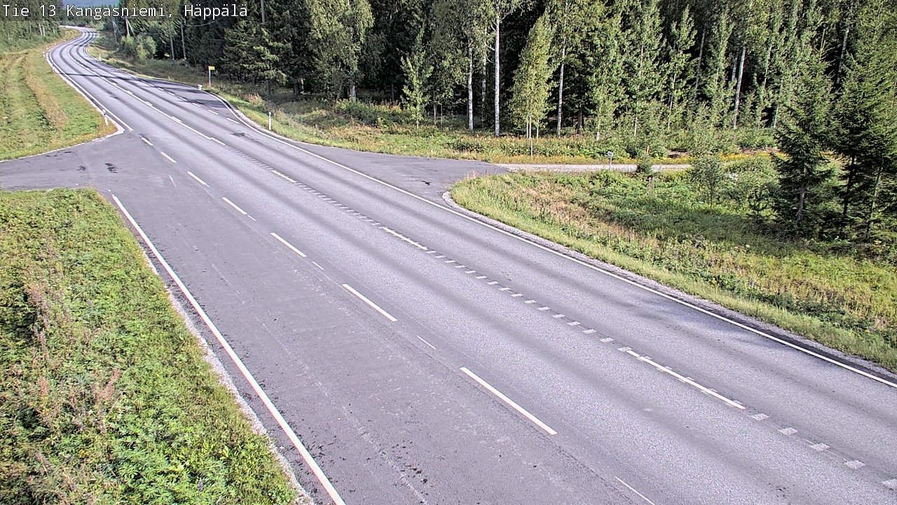 Kelikamerat Kuva Tie 13 Kangasniemi, Häppälä, Kangasniemi, Etelä-Savo