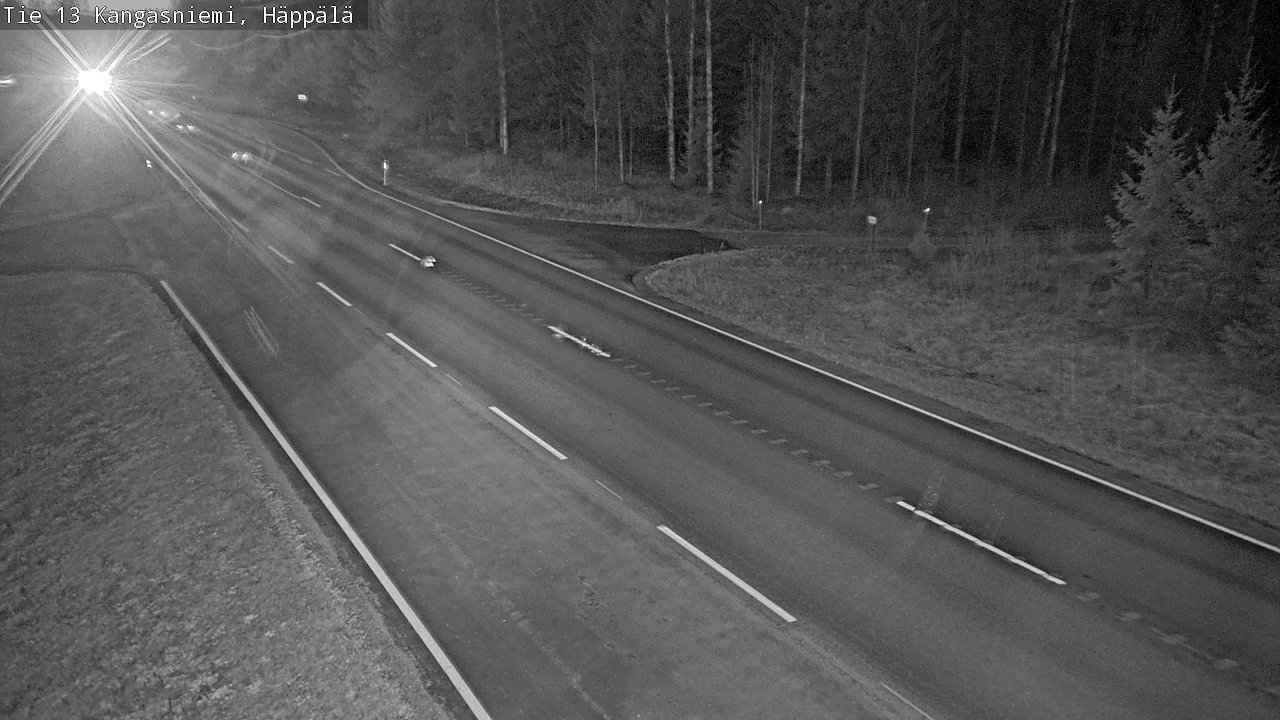 Weather Camera Image Väg 13 Kangasniemi, Häppälä, Kangasniemi, Etelä-Savo