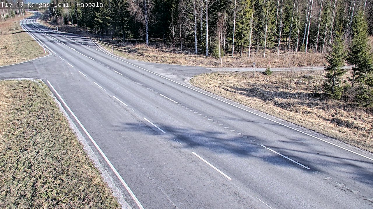 Weather Camera Image Väg 13 Kangasniemi, Häppälä, Kangasniemi, Etelä-Savo