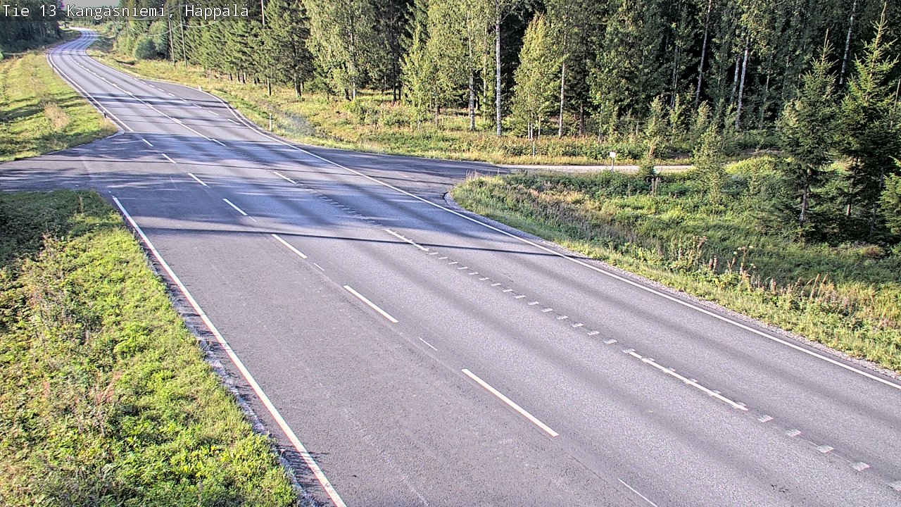 Kelikamerat Kuva Tie 13 Kangasniemi, Häppälä, Kangasniemi, Etelä-Savo
