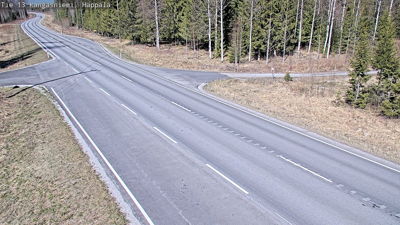Weather Camera Image Väg 13 Kangasniemi, Häppälä, Kangasniemi, Etelä-Savo