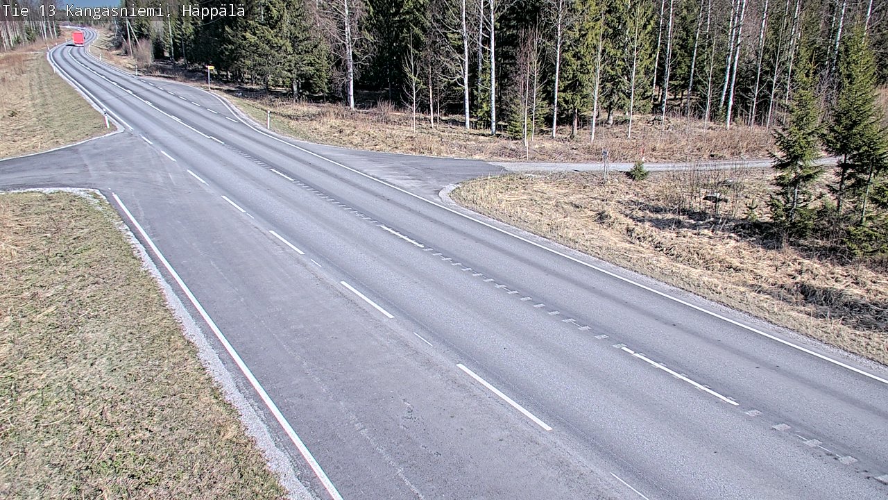 Weather Camera Image Väg 13 Kangasniemi, Häppälä, Kangasniemi, Etelä-Savo