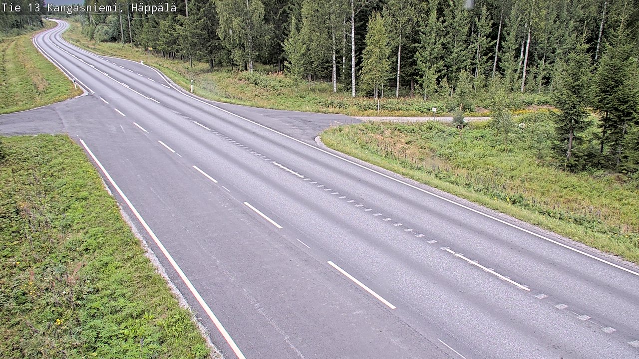Weather Camera Image Road 13 Kangasniemi, Häppälä, Kangasniemi, Etelä-Savo