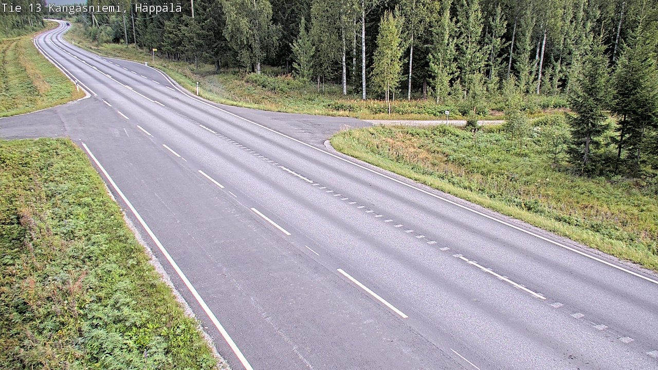 Weather Camera Image Road 13 Kangasniemi, Häppälä, Kangasniemi, Etelä-Savo
