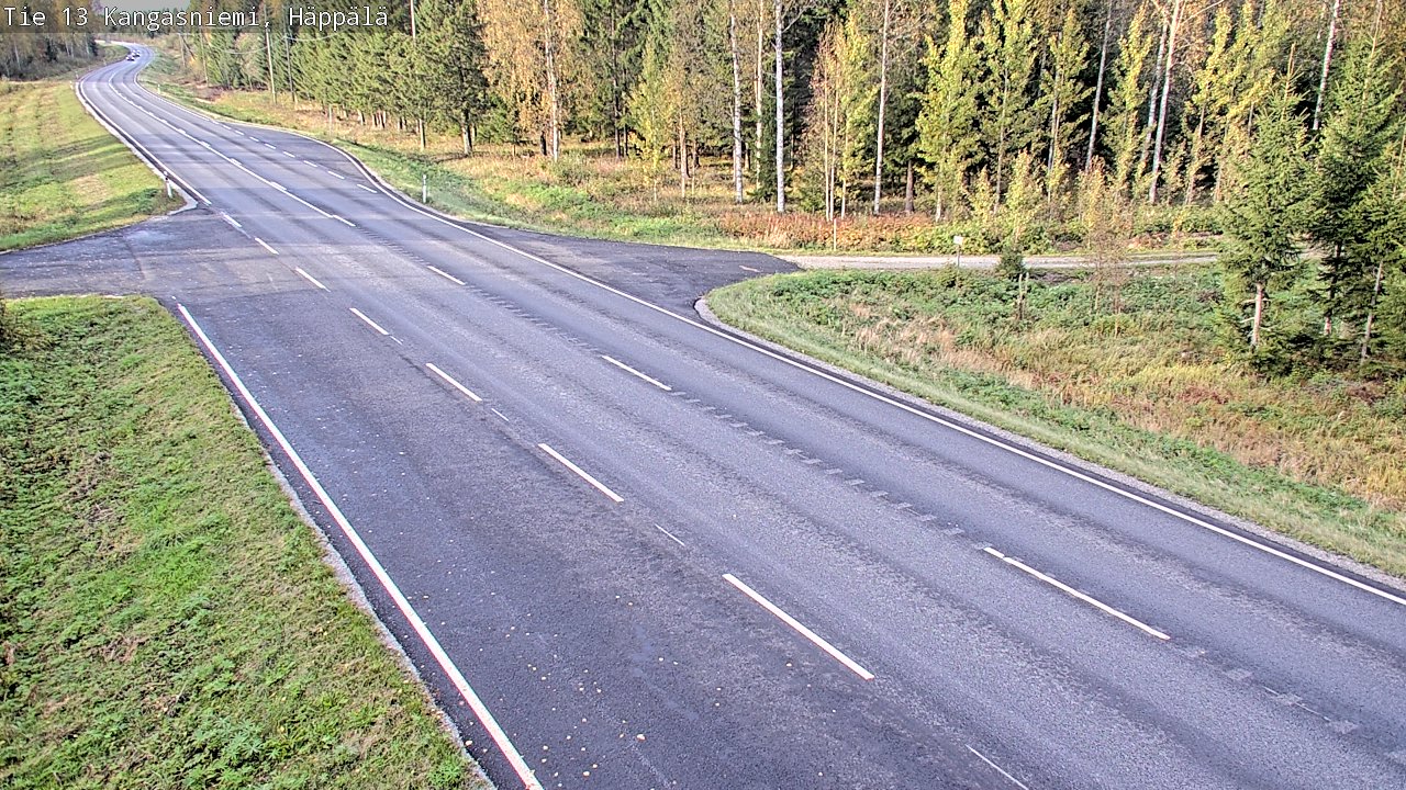 Weather Camera Image Road 13 Kangasniemi, Häppälä, Kangasniemi, Etelä-Savo
