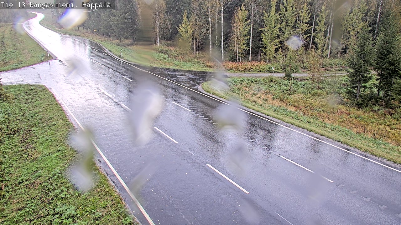 Weather Camera Image Road 13 Kangasniemi, Häppälä, Kangasniemi, Etelä-Savo