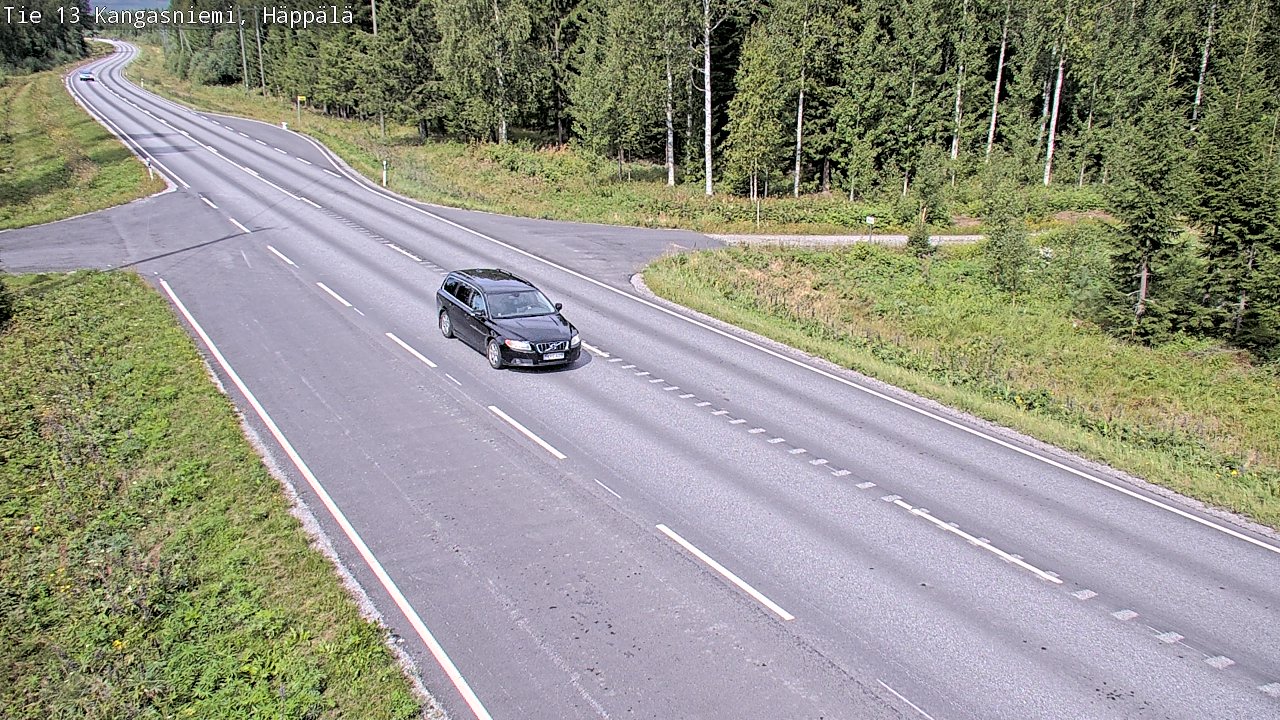 Kelikamerat Kuva Tie 13 Kangasniemi, Häppälä, Kangasniemi, Etelä-Savo