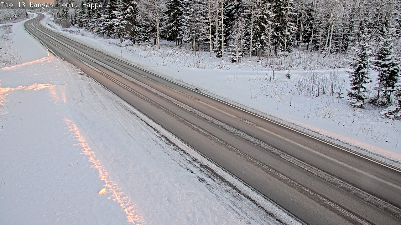 Weather Camera Image Road 13 Kangasniemi, Häppälä, Kangasniemi, Etelä-Savo