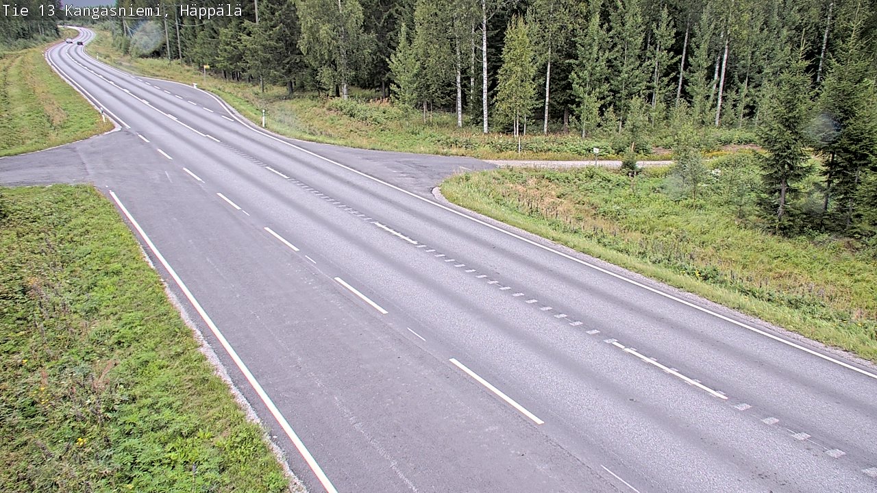 Weather Camera Image Road 13 Kangasniemi, Häppälä, Kangasniemi, Etelä-Savo