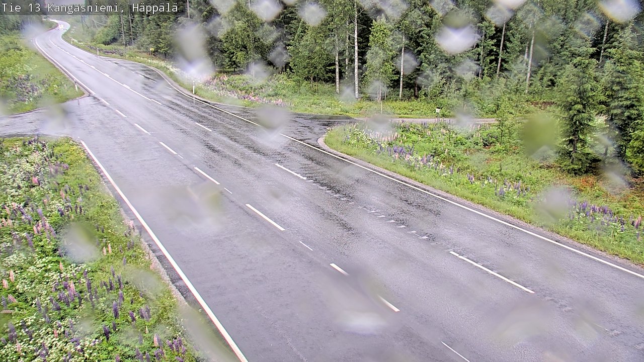 Weather Camera Image Väg 13 Kangasniemi, Häppälä, Kangasniemi, Etelä-Savo