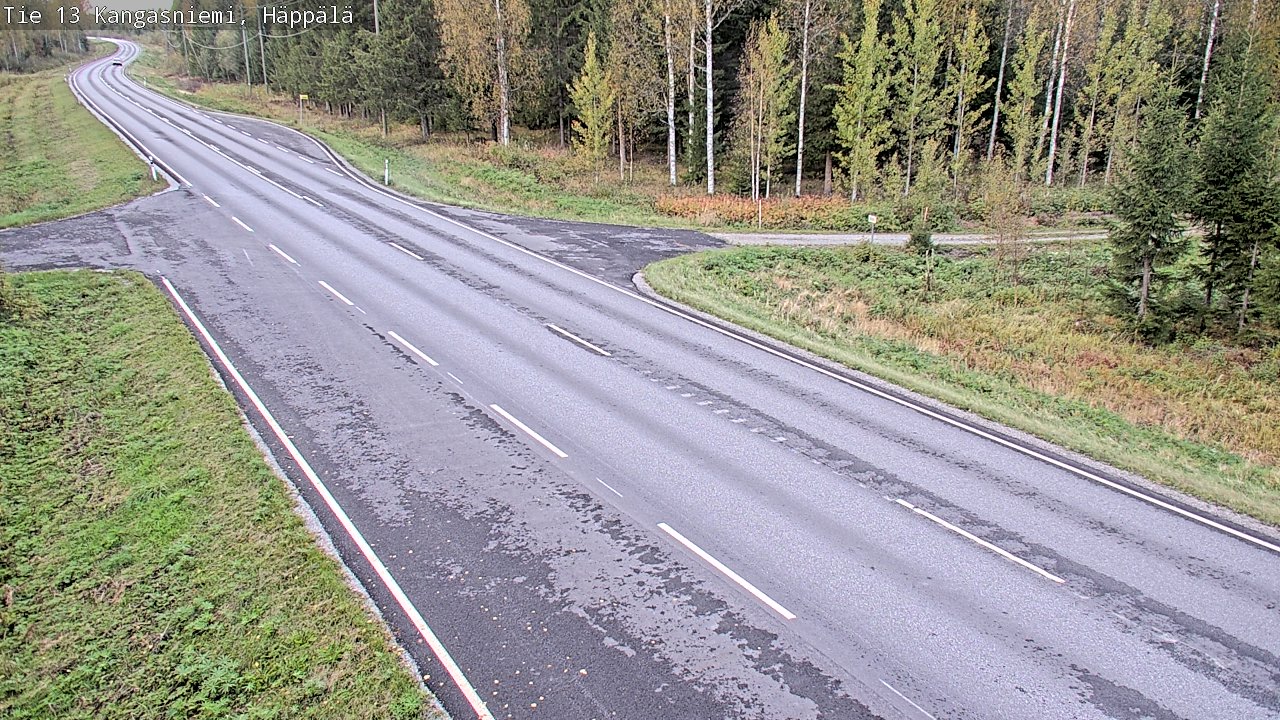Weather Camera Image Road 13 Kangasniemi, Häppälä, Kangasniemi, Etelä-Savo