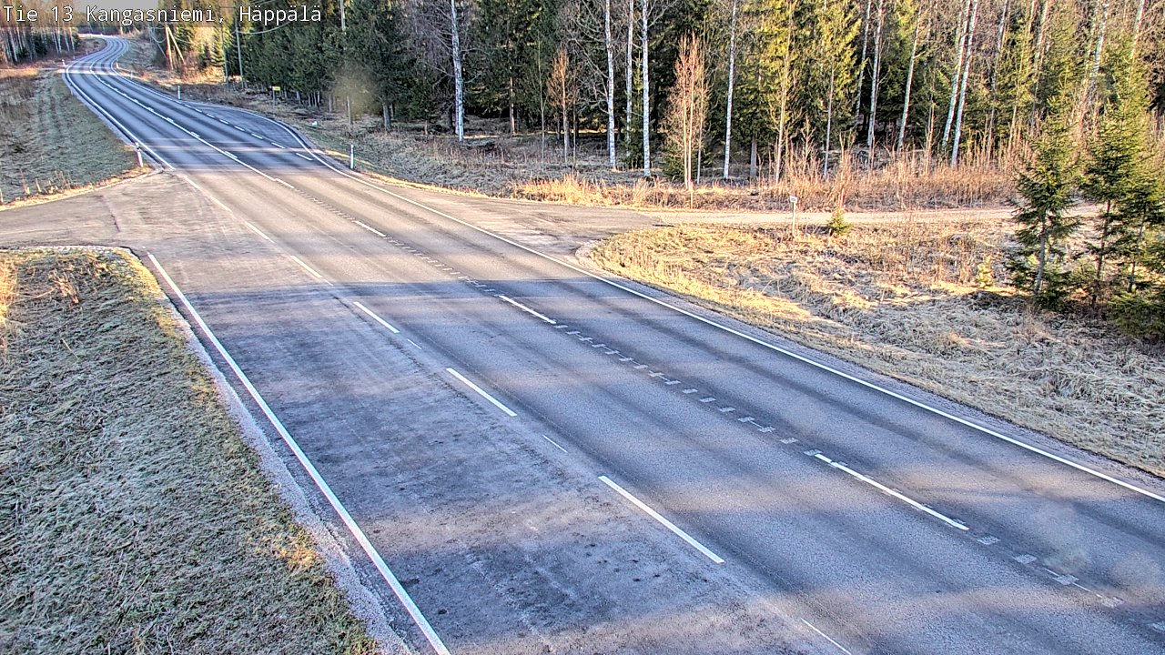 Weather Camera Image Väg 13 Kangasniemi, Häppälä, Kangasniemi, Etelä-Savo