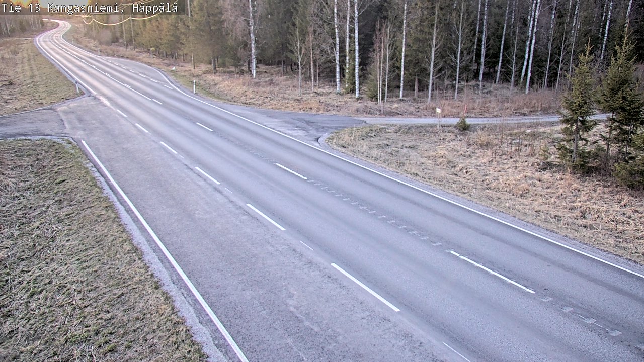 Weather Camera Image Väg 13 Kangasniemi, Häppälä, Kangasniemi, Etelä-Savo