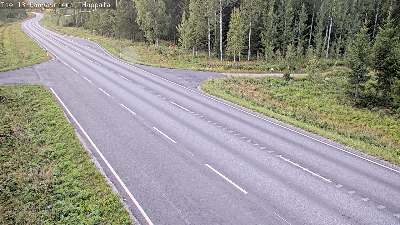 Kelikamerat Kuva Tie 13 Kangasniemi, Häppälä, Kangasniemi, Etelä-Savo