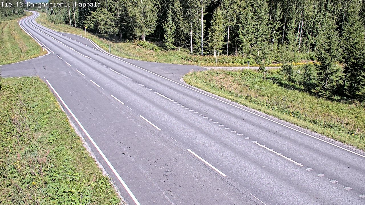Kelikamerat Kuva Tie 13 Kangasniemi, Häppälä, Kangasniemi, Etelä-Savo