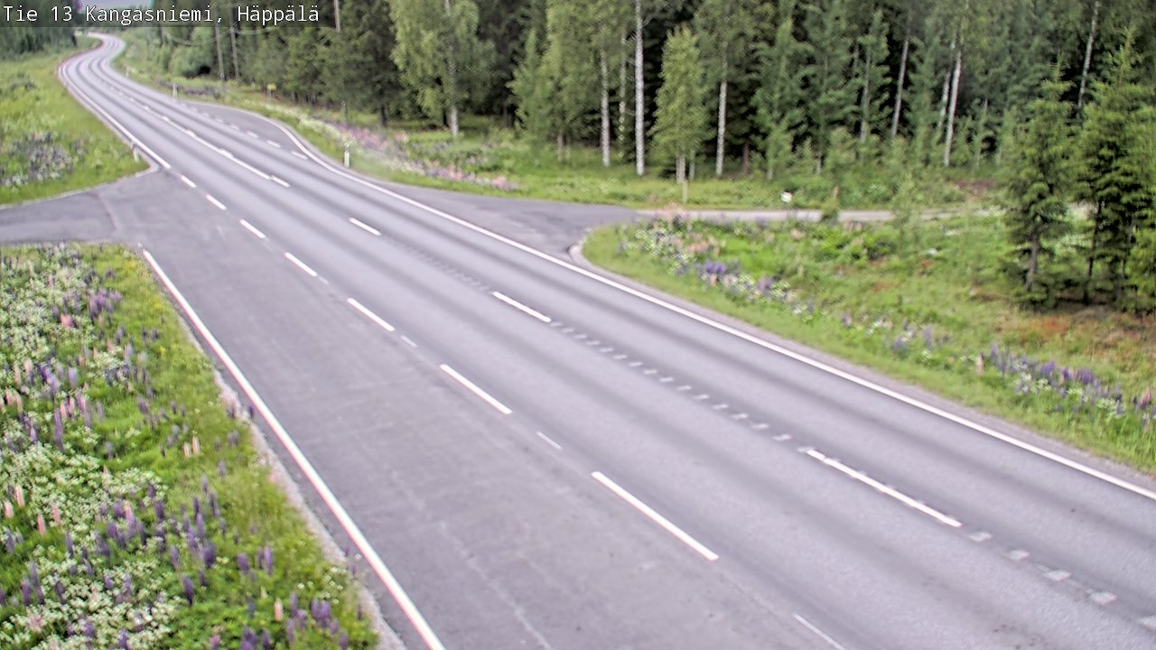 Kelikamerat Kuva Tie 13 Kangasniemi, Häppälä, Kangasniemi, Etelä-Savo