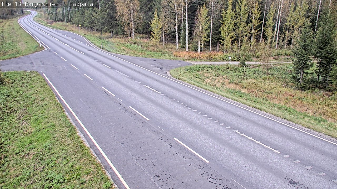 Weather Camera Image Väg 13 Kangasniemi, Häppälä, Kangasniemi, Etelä-Savo