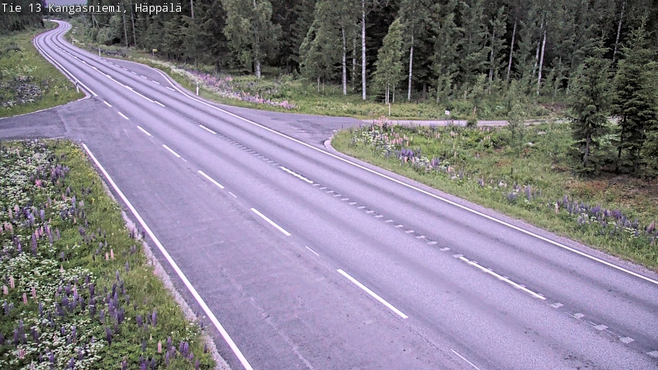 Kelikamerat Kuva Tie 13 Kangasniemi, Häppälä, Kangasniemi, Etelä-Savo