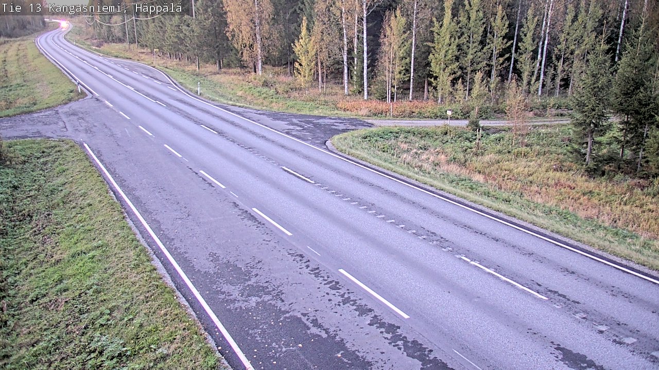 Weather Camera Image Road 13 Kangasniemi, Häppälä, Kangasniemi, Etelä-Savo