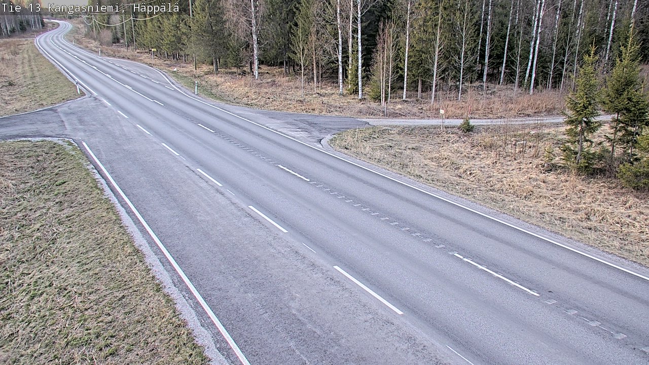 Weather Camera Image Väg 13 Kangasniemi, Häppälä, Kangasniemi, Etelä-Savo