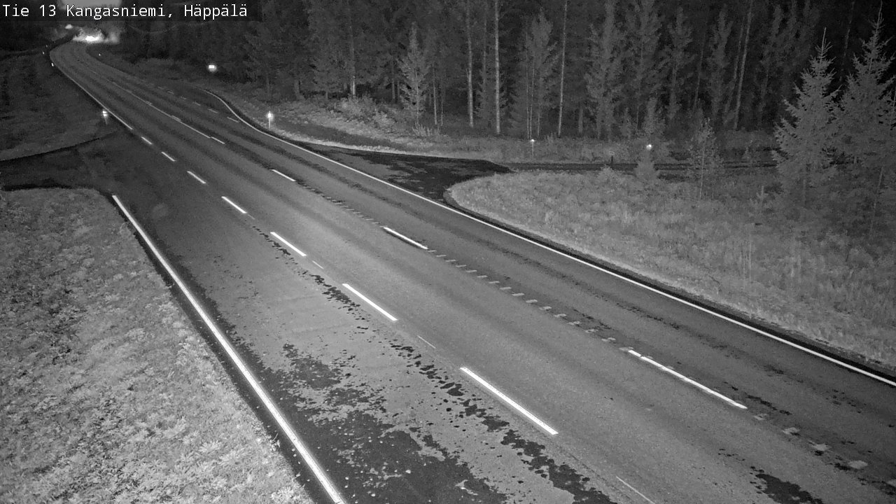 Weather Camera Image Road 13 Kangasniemi, Häppälä, Kangasniemi, Etelä-Savo