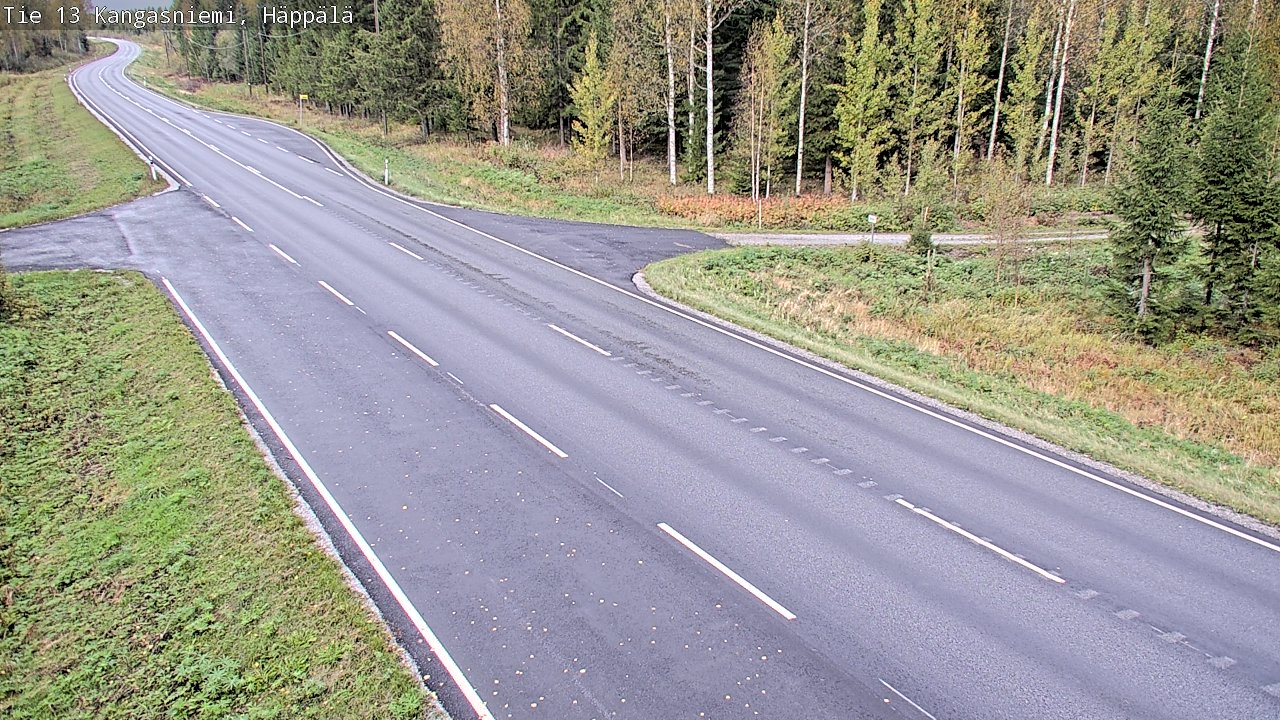 Weather Camera Image Road 13 Kangasniemi, Häppälä, Kangasniemi, Etelä-Savo
