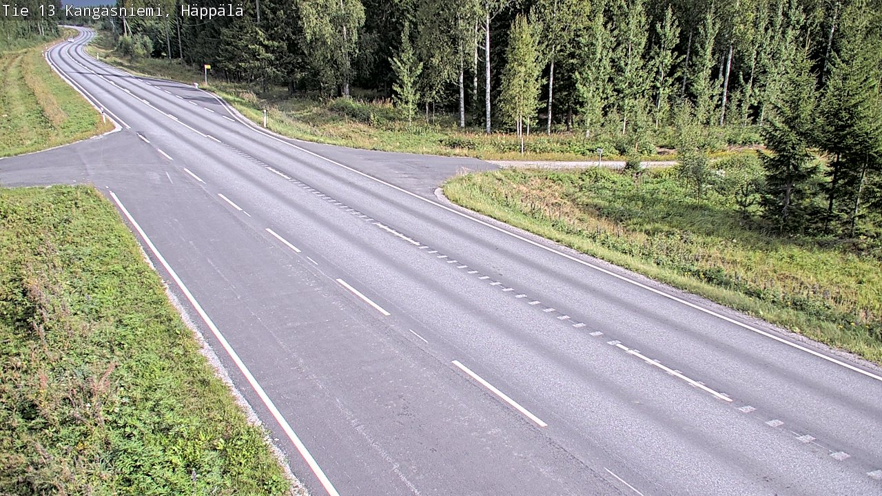 Weather Camera Image Road 13 Kangasniemi, Häppälä, Kangasniemi, Etelä-Savo