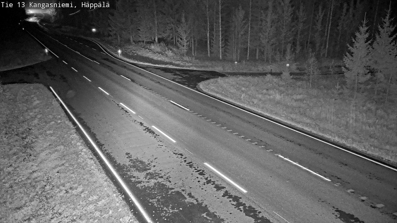 Weather Camera Image Road 13 Kangasniemi, Häppälä, Kangasniemi, Etelä-Savo