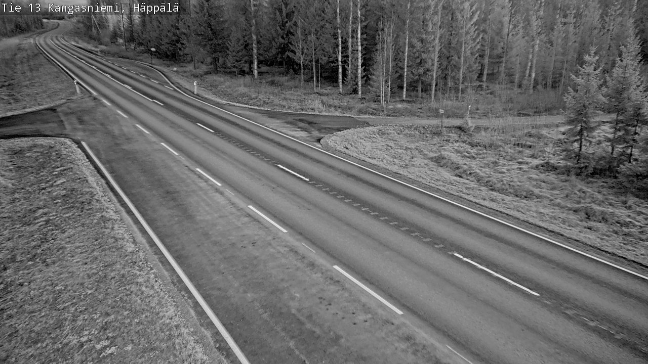 Weather Camera Image Väg 13 Kangasniemi, Häppälä, Kangasniemi, Etelä-Savo