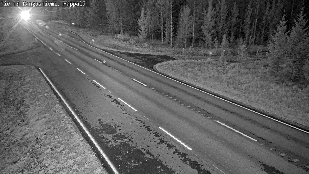 Weather Camera Image Road 13 Kangasniemi, Häppälä, Kangasniemi, Etelä-Savo