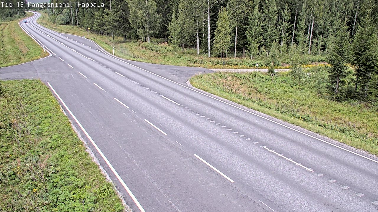 Weather Camera Image Road 13 Kangasniemi, Häppälä, Kangasniemi, Etelä-Savo