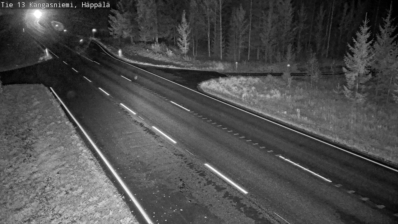 Weather Camera Image Road 13 Kangasniemi, Häppälä, Kangasniemi, Etelä-Savo