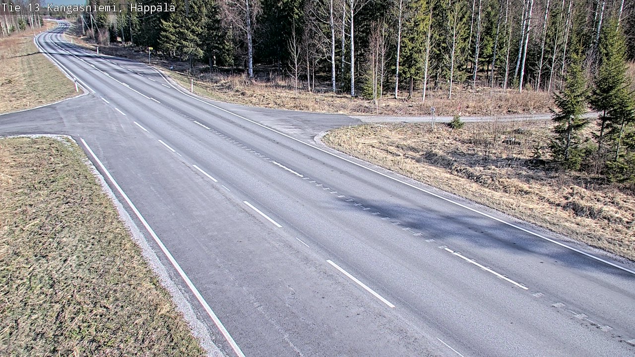 Weather Camera Image Väg 13 Kangasniemi, Häppälä, Kangasniemi, Etelä-Savo