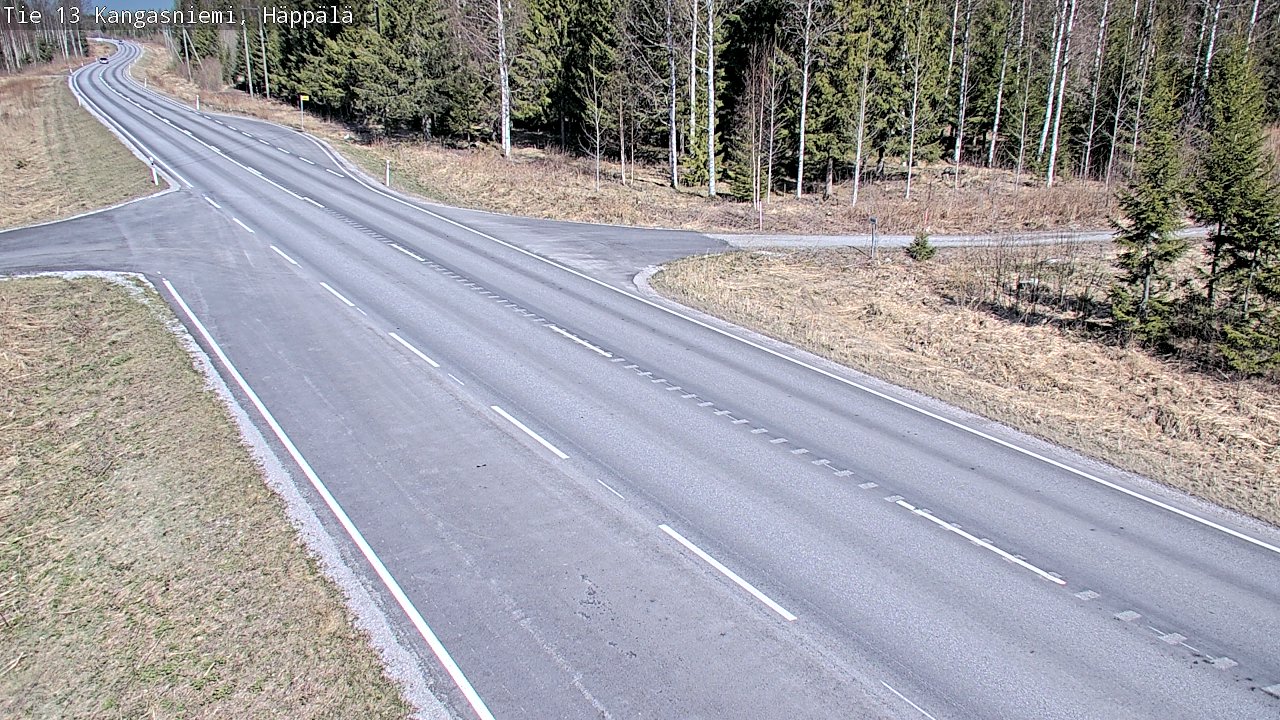 Weather Camera Image Väg 13 Kangasniemi, Häppälä, Kangasniemi, Etelä-Savo