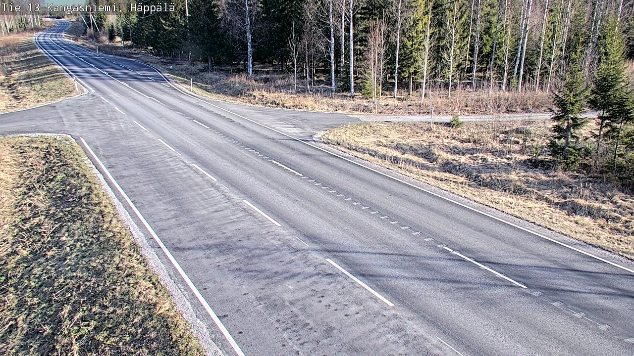 Weather Camera Image Väg 13 Kangasniemi, Häppälä, Kangasniemi, Etelä-Savo
