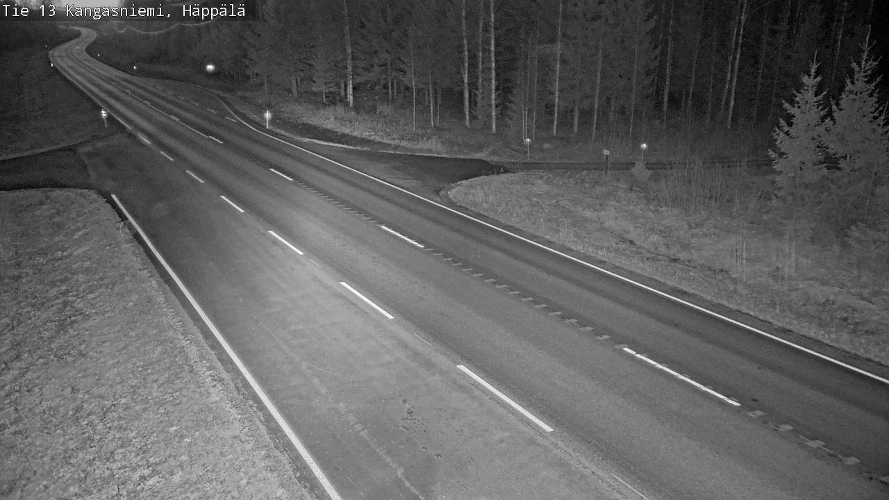 Weather Camera Image Väg 13 Kangasniemi, Häppälä, Kangasniemi, Etelä-Savo