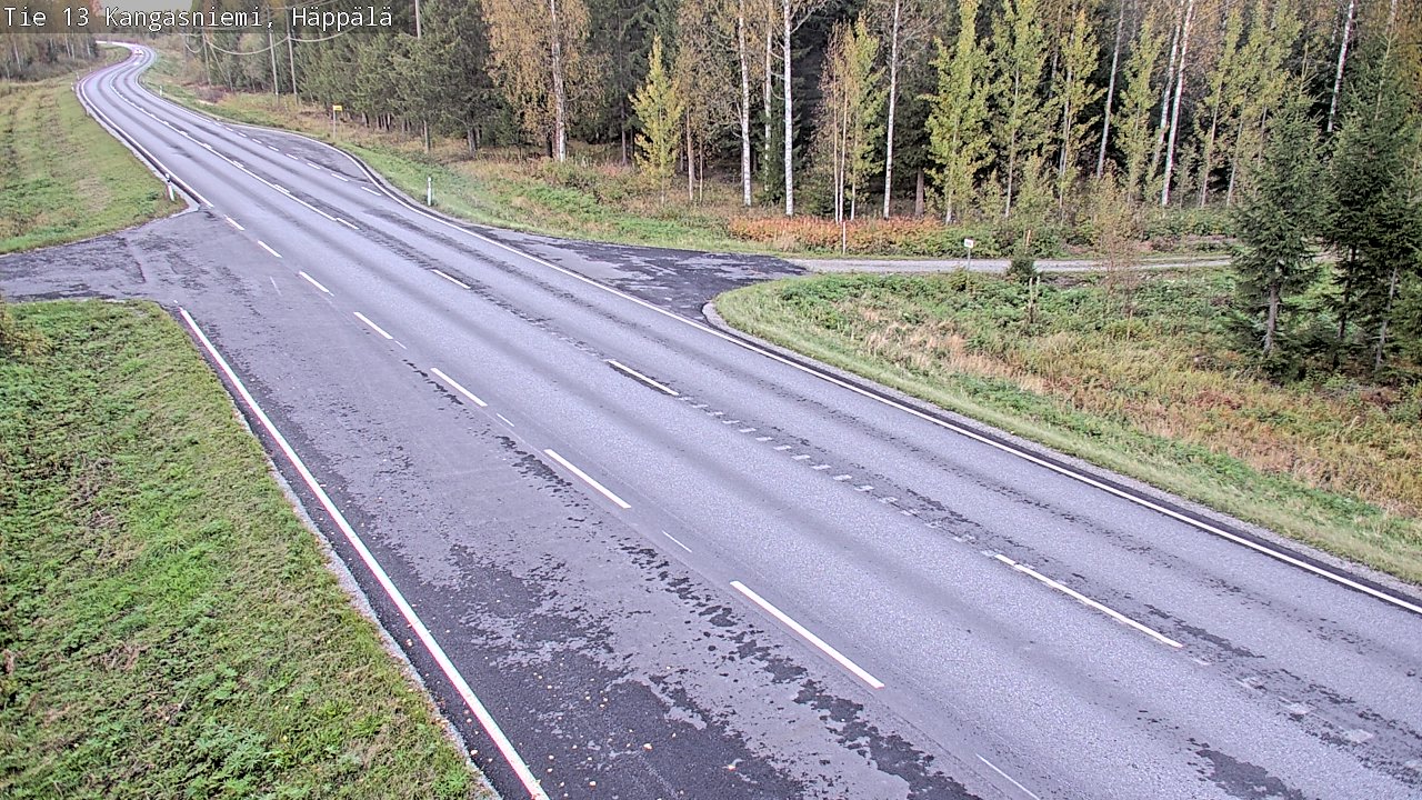 Weather Camera Image Road 13 Kangasniemi, Häppälä, Kangasniemi, Etelä-Savo