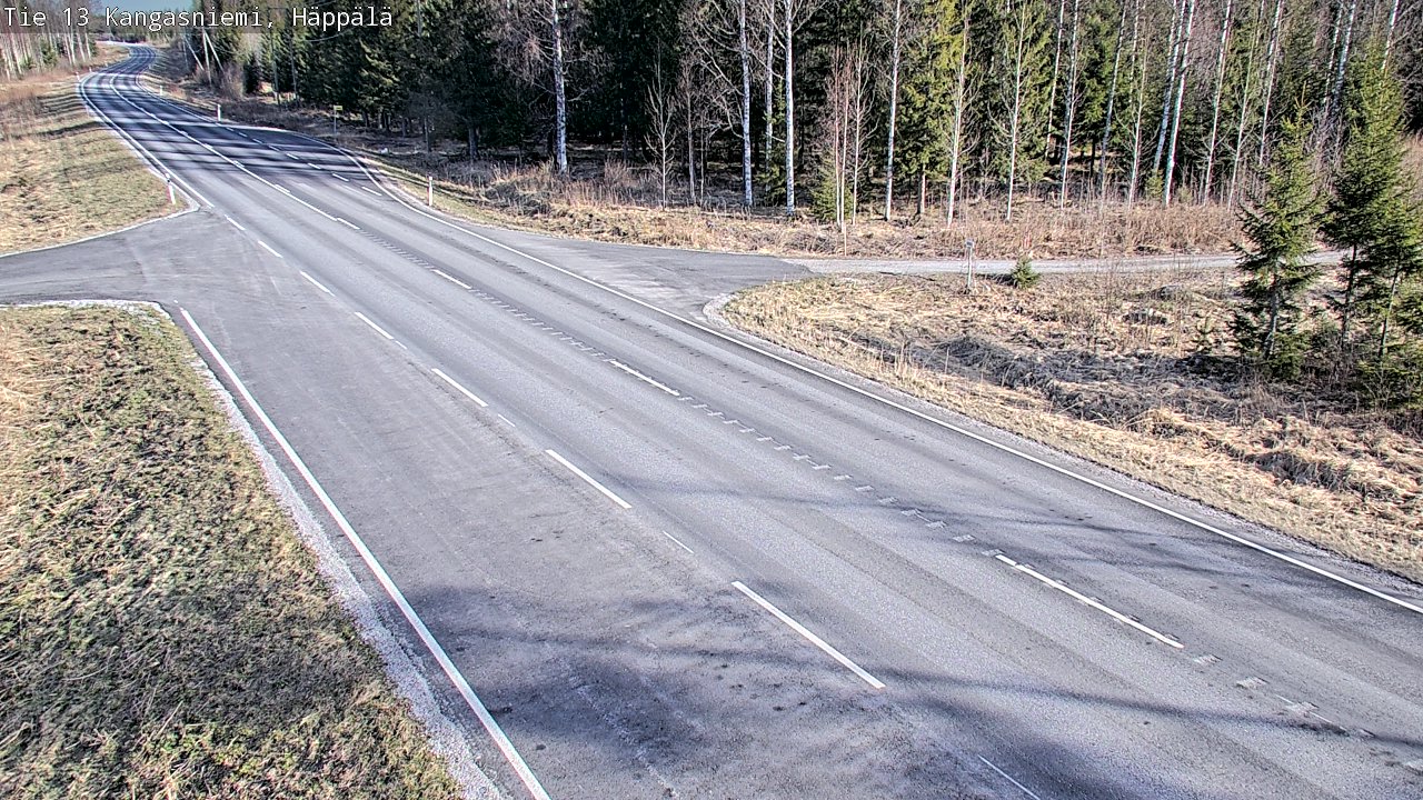 Weather Camera Image Väg 13 Kangasniemi, Häppälä, Kangasniemi, Etelä-Savo