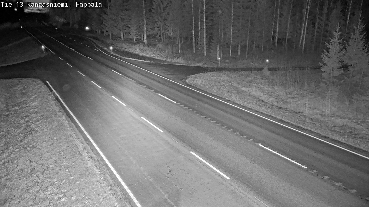 Weather Camera Image Road 13 Kangasniemi, Häppälä, Kangasniemi, Etelä-Savo
