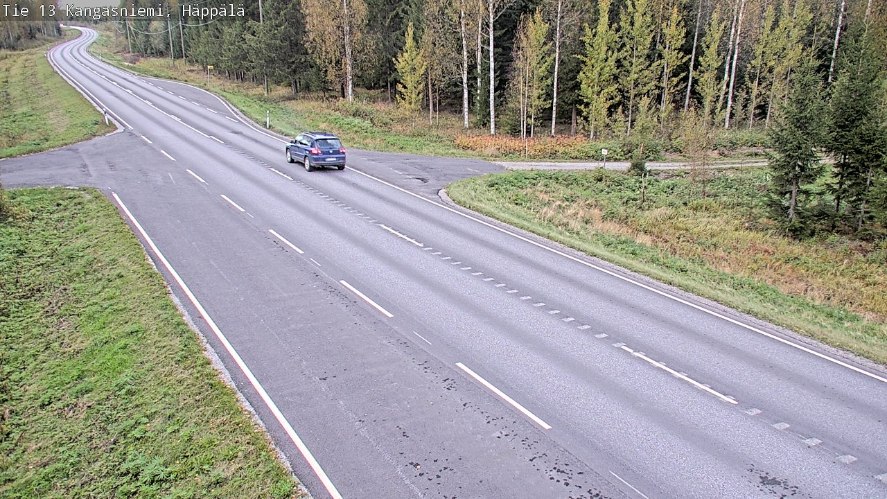Weather Camera Image Väg 13 Kangasniemi, Häppälä, Kangasniemi, Etelä-Savo