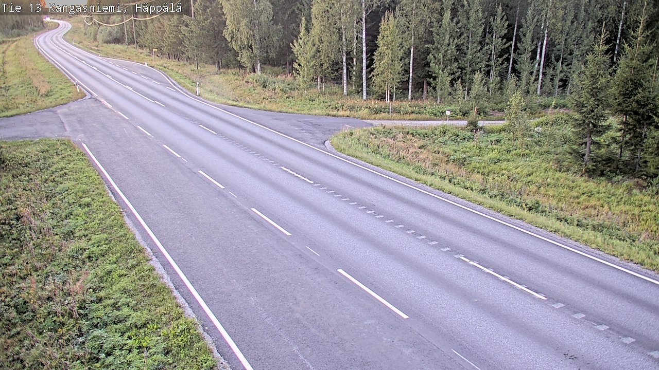 Kelikamerat Kuva Tie 13 Kangasniemi, Häppälä, Kangasniemi, Etelä-Savo