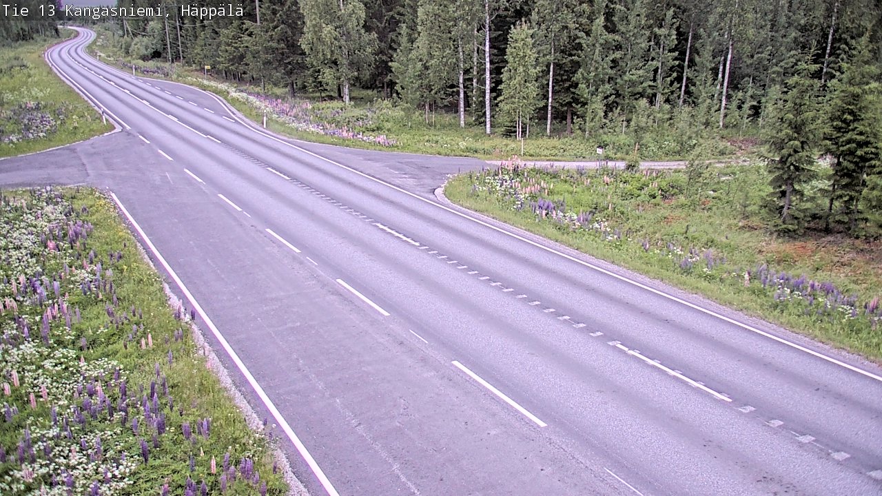 Kelikamerat Kuva Tie 13 Kangasniemi, Häppälä, Kangasniemi, Etelä-Savo