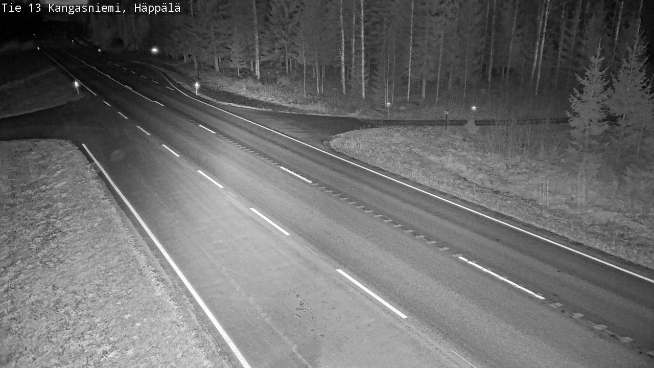 Weather Camera Image Road 13 Kangasniemi, Häppälä, Kangasniemi, Etelä-Savo