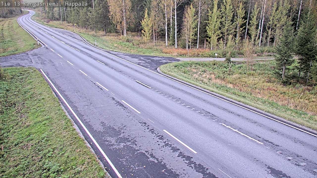Weather Camera Image Road 13 Kangasniemi, Häppälä, Kangasniemi, Etelä-Savo