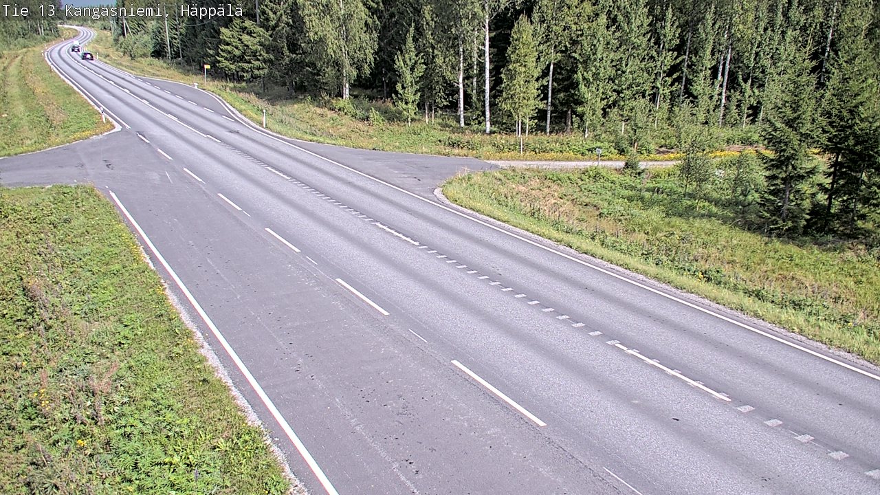 Kelikamerat Kuva Tie 13 Kangasniemi, Häppälä, Kangasniemi, Etelä-Savo