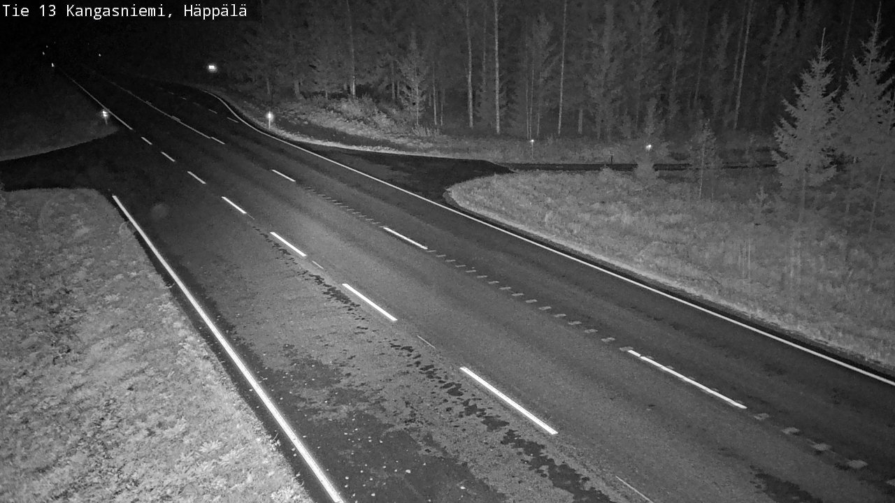 Weather Camera Image Road 13 Kangasniemi, Häppälä, Kangasniemi, Etelä-Savo