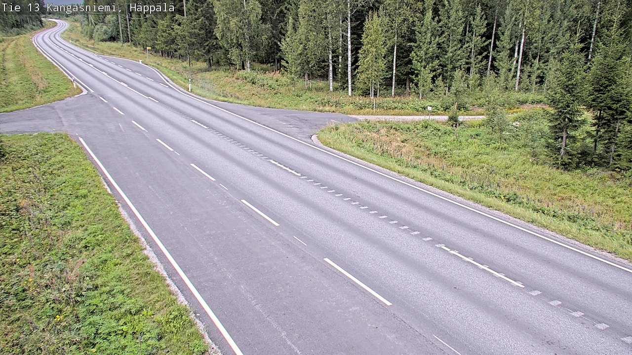 Weather Camera Image Road 13 Kangasniemi, Häppälä, Kangasniemi, Etelä-Savo