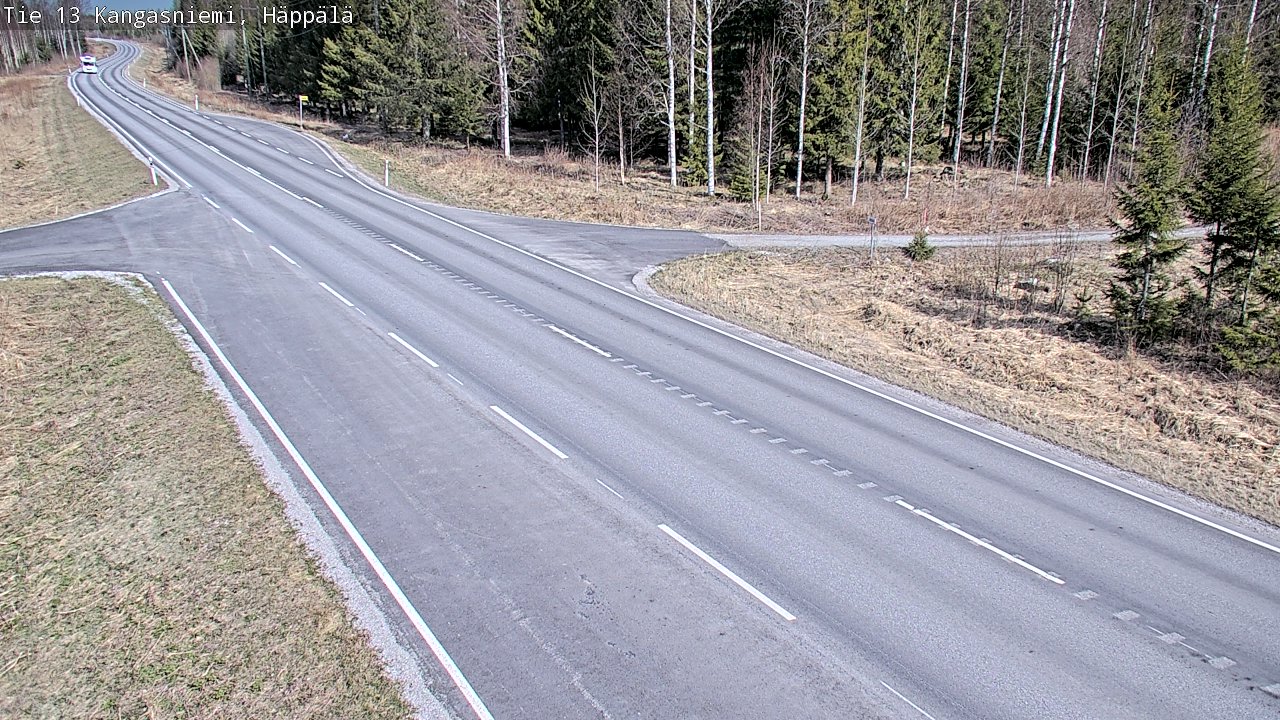 Weather Camera Image Väg 13 Kangasniemi, Häppälä, Kangasniemi, Etelä-Savo