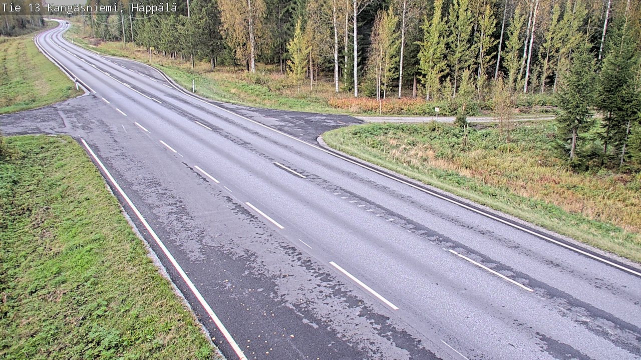 Weather Camera Image Road 13 Kangasniemi, Häppälä, Kangasniemi, Etelä-Savo
